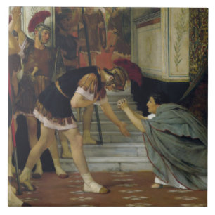 Lawrence Alma-Tadema - Proclaiming Claudius Tile