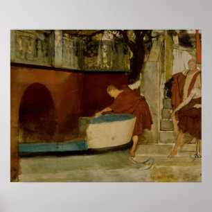 Lawrence Alma-Tadema -The Embarkation On The Barge Poster