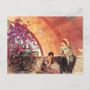 Lawrence Alma Tadema Unconscious Rivals Postcard