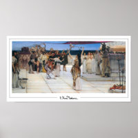 Lawrence Alma-Tadema Zedign Art Poster #137