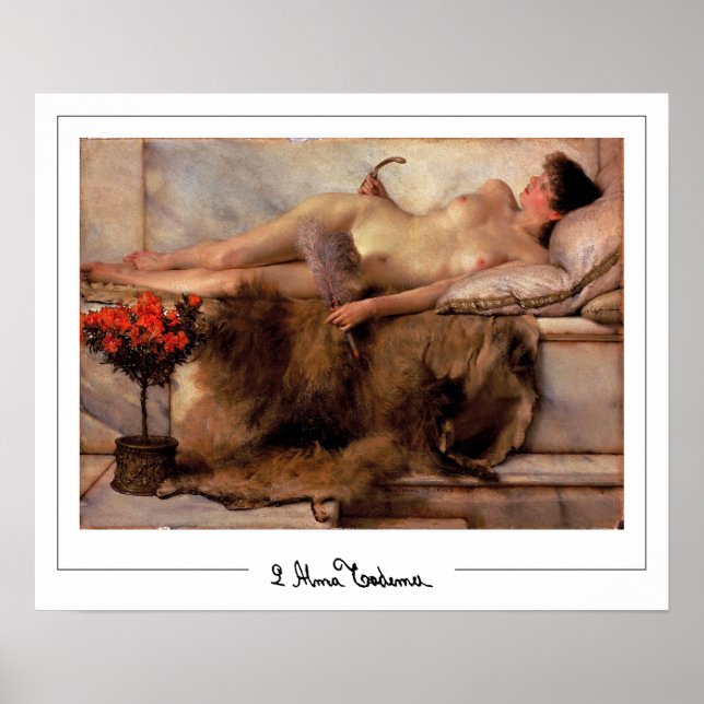 Lawrence Alma-Tadema Zedign Art Poster #189 (Front)