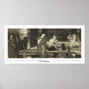 Lawrence Alma-Tadema Zedign Art Poster #335