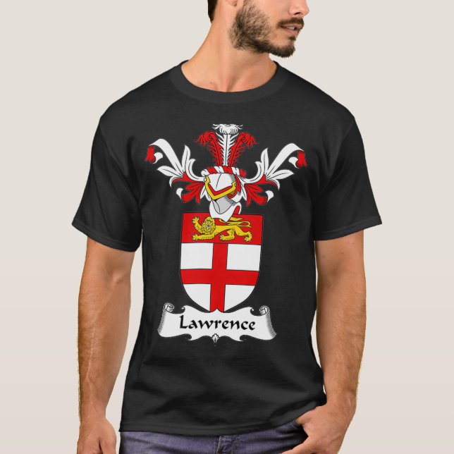 Lawrence Coat of Arms  Family Crest T-Shirt (Front)