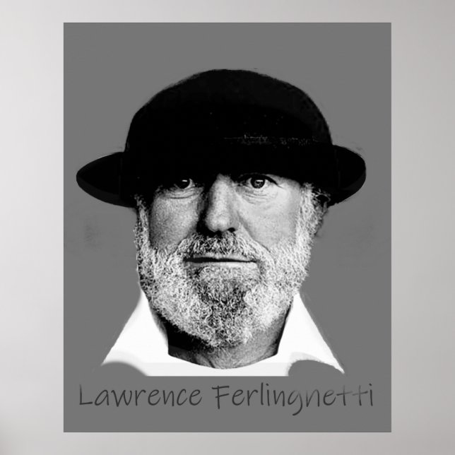 Lawrence Ferlinghetti Poster (Front)
