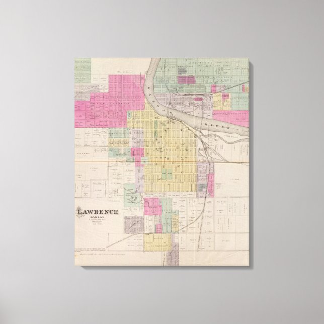 Lawrence, Kansas Canvas Print (Front)