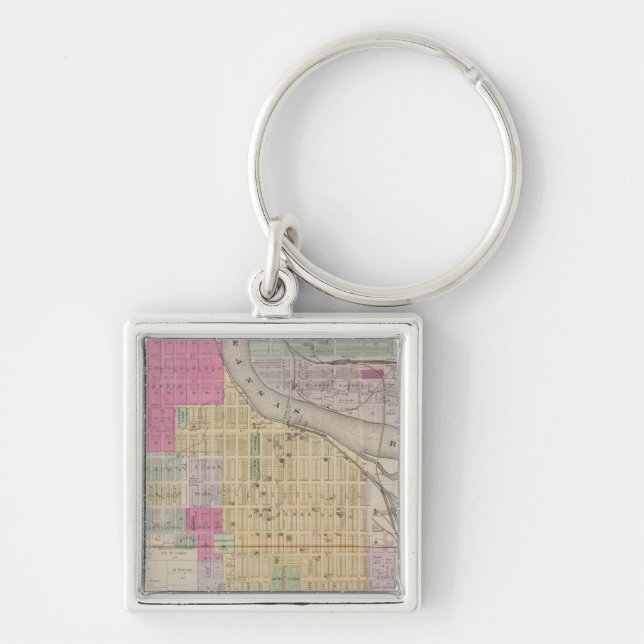 Lawrence, Kansas Key Ring (Front)
