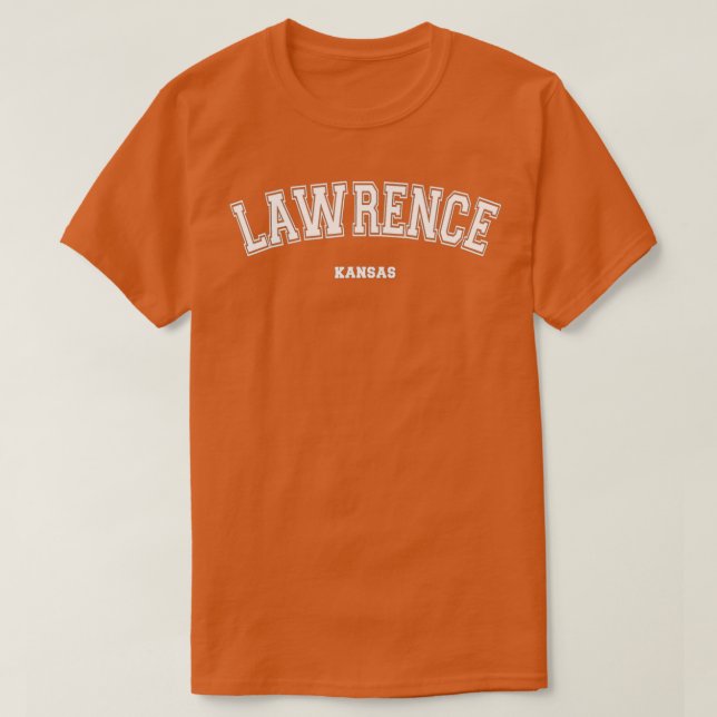 Lawrence Kansas  T-Shirt (Design Front)