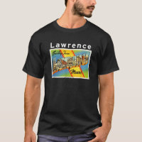 Lawrence Massachusetts MA Large Letter Postcard Po