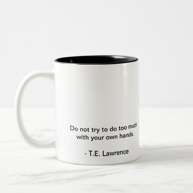 Lawrence of Arabia Mug (Left)
