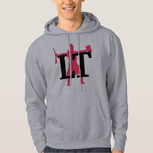 Lawrence Times adult hoodie (front & back)