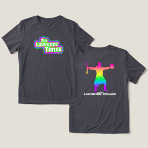 Lawrence Times groovy femme - charcoal Tri-Blend Shirt