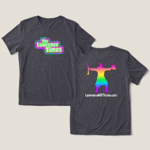 Lawrence Times groovy femme - charcoal Tri-Blend Shirt