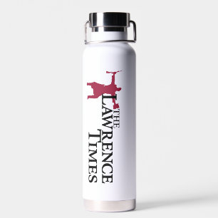 Lawrence Times water bottle