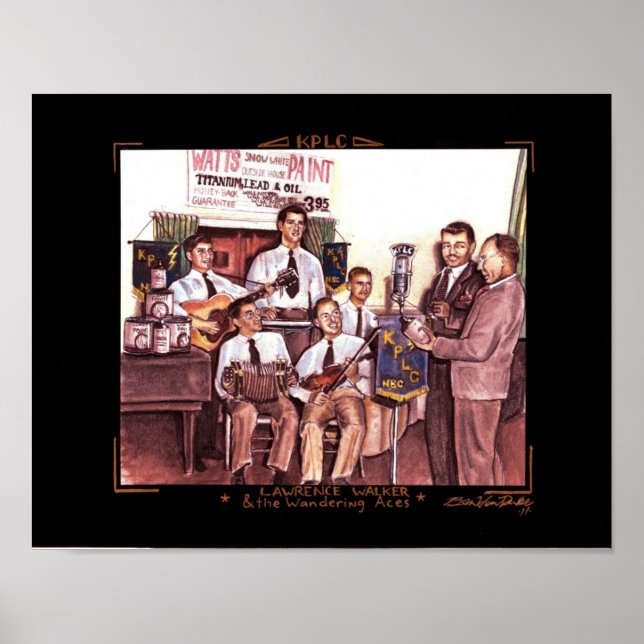 Lawrence Walker and the Wandering Aces Poster (Front)