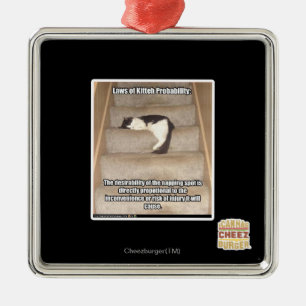 Laws of Kitteh Probability Metal Tree Decoration