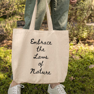 Laws of Nature Cool Physics Science Teacher Gift Tote Bag