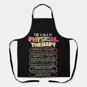 Laws Of Physical Therapy Motivational Goals Apron