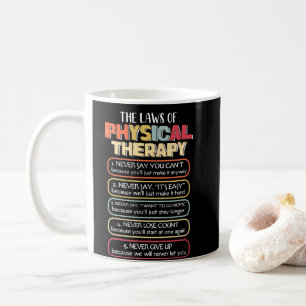 Laws Of Physical Therapy Motivational Goals Coffee Mug