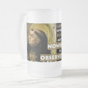 Laws of this Kind Aquinas Resistance frosted mug