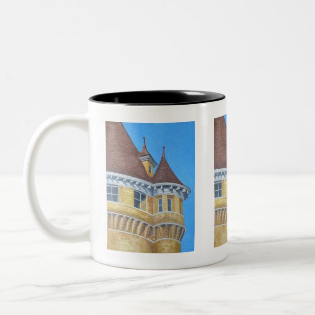 Lawson Tower Turrets Two-Tone Coffee Mug (Left)