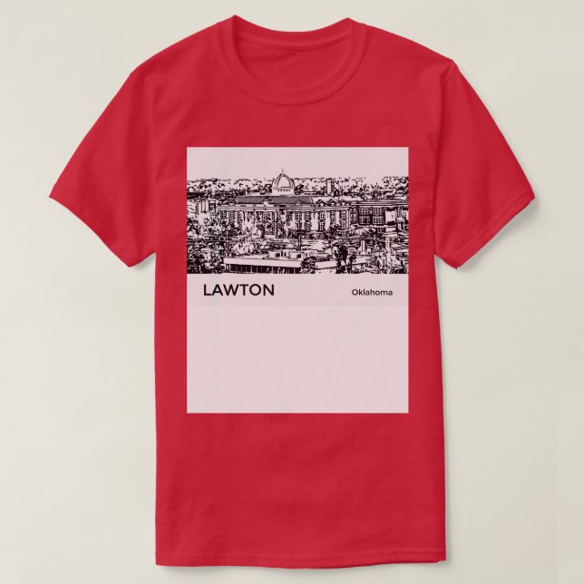 Lawton Oklahoma T-Shirt (Design Front)