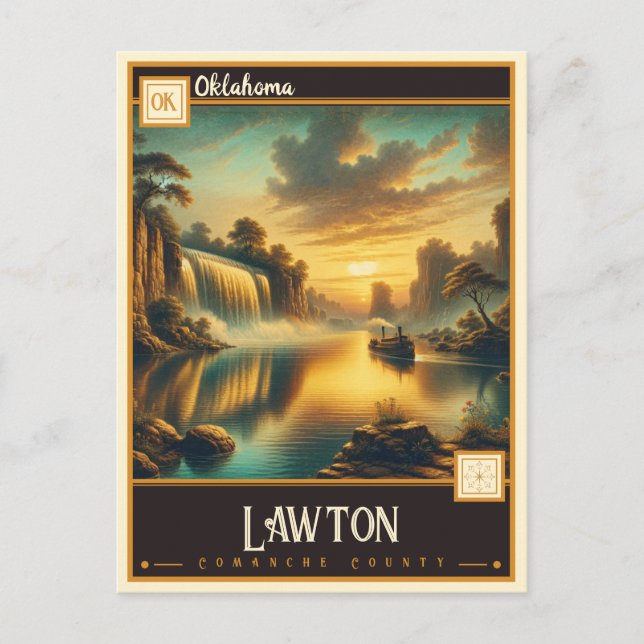 Lawton, Oklahoma | Vintage Postcard (Front)