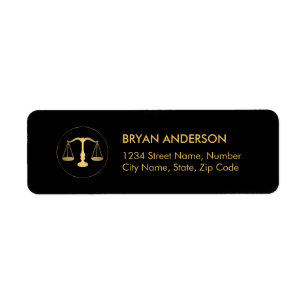 Lawyer Attorney Address Label