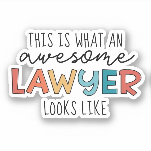Lawyer | Attorney at Law | Awesome Lawyer Funny (Front)