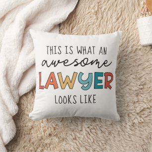 Lawyer   Attorney at Law   Awesome Lawyer Funny Cushion