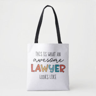 Lawyer   Attorney at Law   Awesome Lawyer Funny Tote Bag