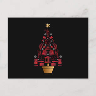 Lawyer Attorney Christmas Tree Postcard