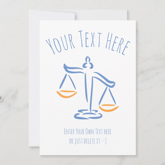 Lawyer | Attorney | Judge | Law Firm / Office Holiday Card (Front)