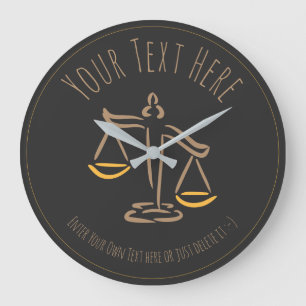 Lawyer   Attorney   Judge   Law Firm / Office Large Clock