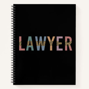 Lawyer Attorney Law Student Graduation Gift Notebook