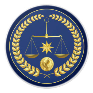 Lawyer Attorney Legal  Ceramic Knob