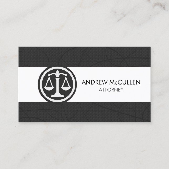Lawyer Attorney Legal Law  Business Card (Front)