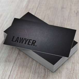 Lawyer Attorney Minimalist Professional Bold Business Card