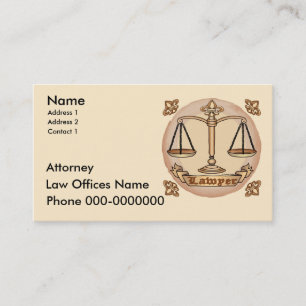 Lawyer Business Card