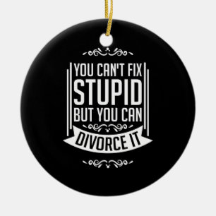 Lawyer Can Divorce It Ceramic Tree Decoration