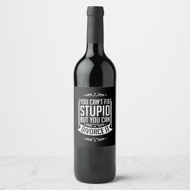 Lawyer Can Divorce It Wine Label (Front)