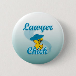 Lawyer Chick #3 6 Cm Round Badge