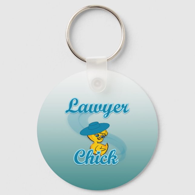 Lawyer Chick #3 Key Ring (Front)