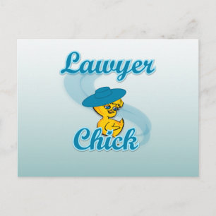 Lawyer Chick #3 Postcard