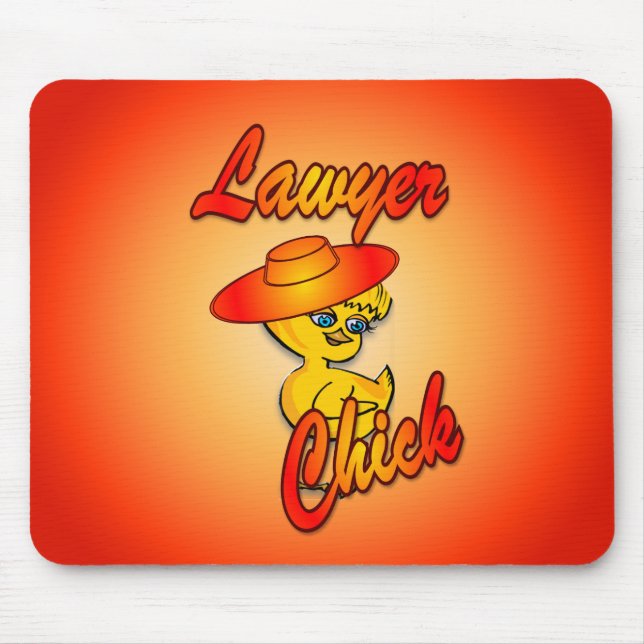 Lawyer Chick #5 Mouse Mat (Front)