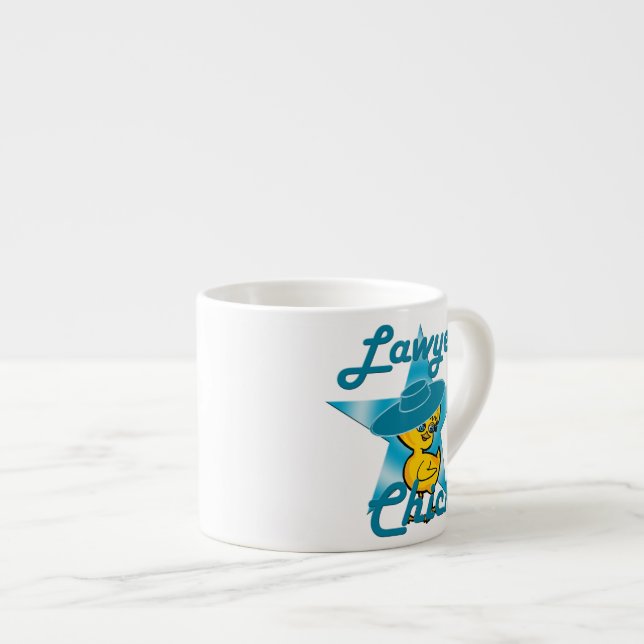 Lawyer Chick #7 Espresso Cup (Front Right)