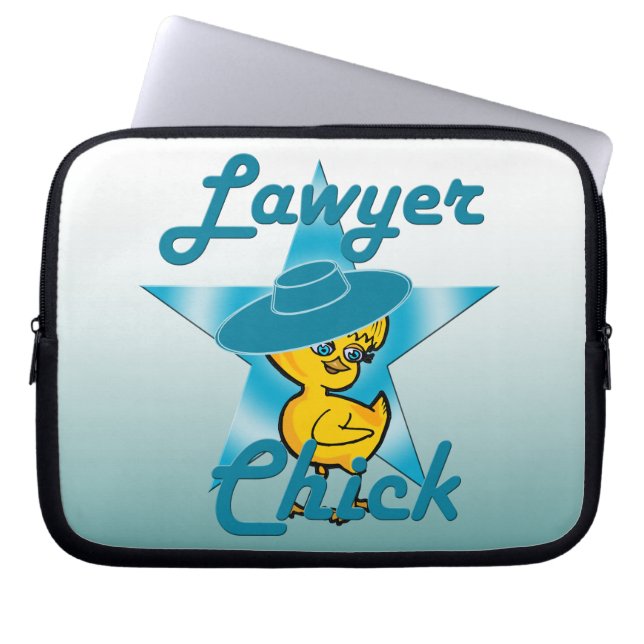 Lawyer Chick #7 Laptop Sleeve (Front)