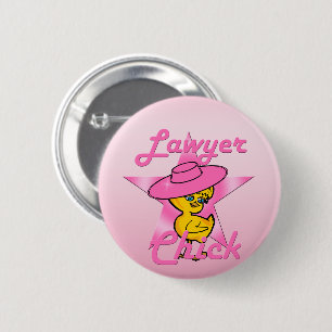 Lawyer Chick #8 6 Cm Round Badge