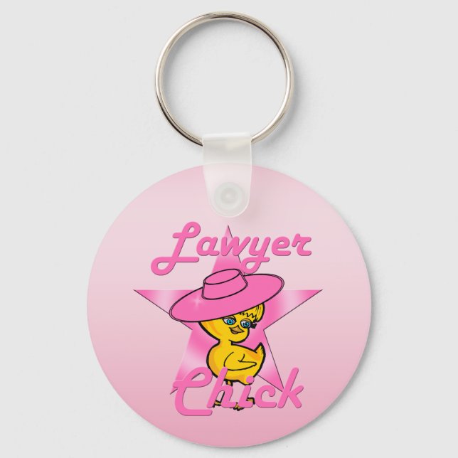 Lawyer Chick #8 Key Ring (Front)