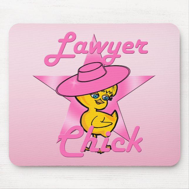 Lawyer Chick #8 Mouse Mat (Front)