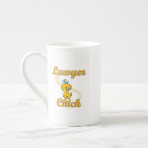 Lawyer Chick Bone China Mug